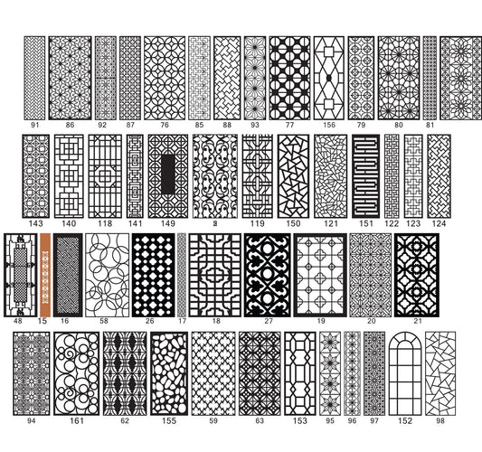 500+ Panel Collection : Laser Cut CNC Files (SVG, DXF)